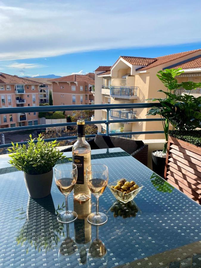 Port-Frejus, Le Paladien, Appartement 2 Pieces Climatise, Terrasse & Parking 외부 사진