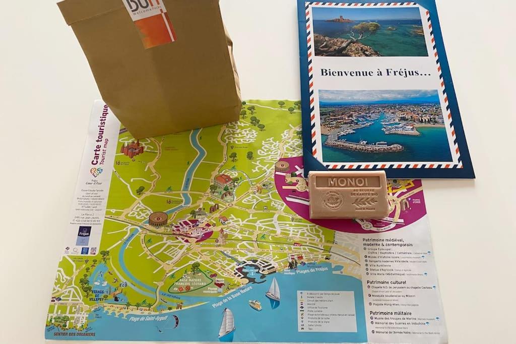 Port-Frejus, Le Paladien, Appartement 2 Pieces Climatise, Terrasse & Parking 외부 사진
