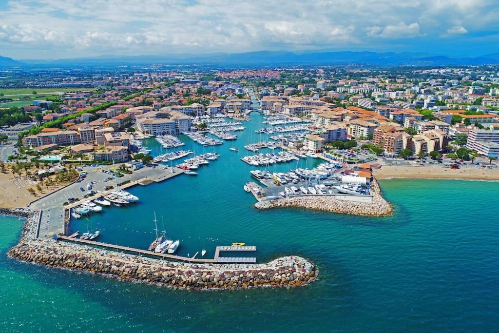 Port-Frejus, Le Paladien, Appartement 2 Pieces Climatise, Terrasse & Parking 외부 사진