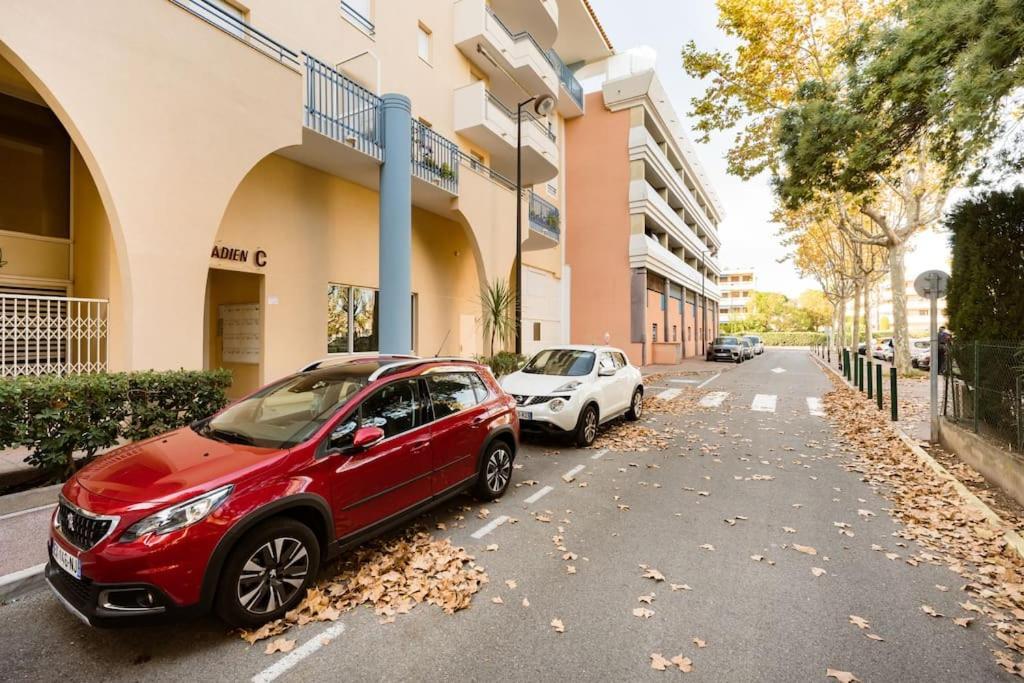 Port-Frejus, Le Paladien, Appartement 2 Pieces Climatise, Terrasse & Parking 외부 사진