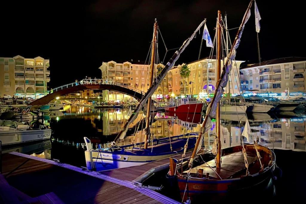 Port-Frejus, Le Paladien, Appartement 2 Pieces Climatise, Terrasse & Parking 외부 사진
